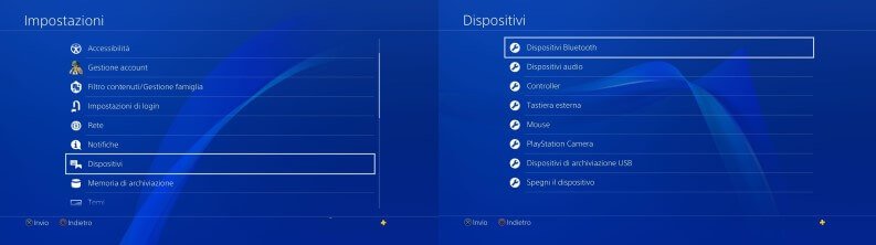 MOUSE E TASTIERA SU PS4